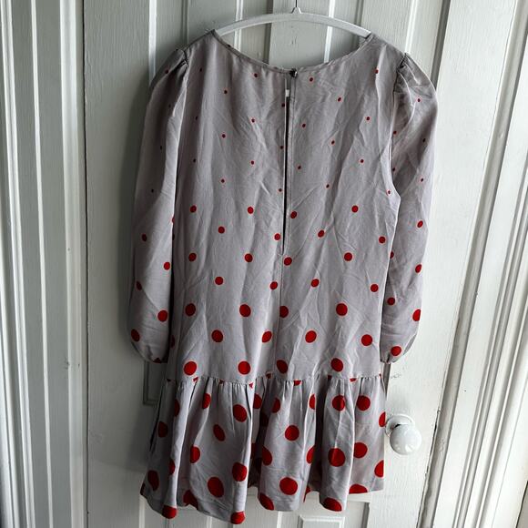 Anthropologie Meadow Rue Polka Dot Ruffle Dress - Picture 8 of 8